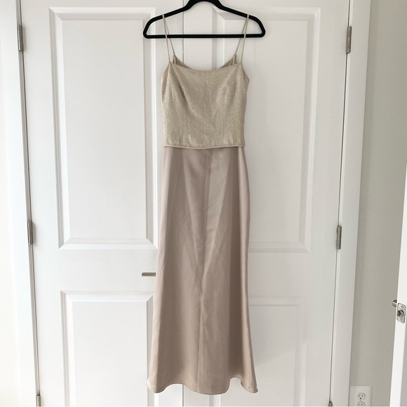 Alfred Angelo Satin Formal Gown - Picture 1 of 10